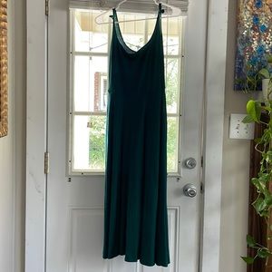 Reformations midi/maxi dress, size S/M, emerald green, lightly worn
